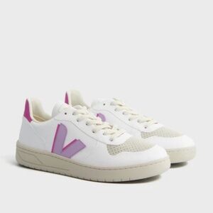 Veja V-10 CWL Sneaker White/Orchid/Ultraviolet 37EU/6US, 38EU/7US, 39EU/8US NIB